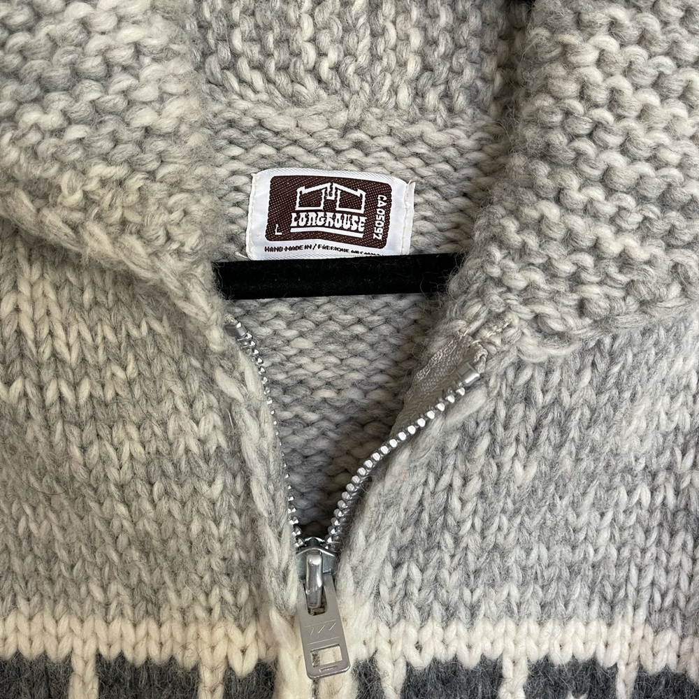 Longhouse Made in Canada large sweater in wool - Picture 3 of 3